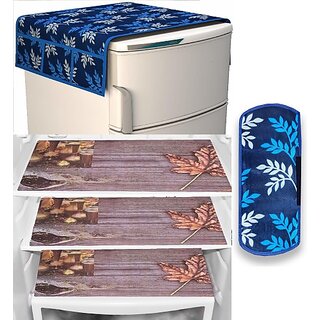                       REVEXO Refrigerator Cover (Width: 98 cm, Multicolor)                                              