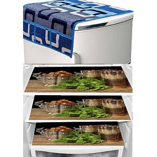                       REVEXO Refrigerator Cover (Width: 20 cm, Multicolor)                                              