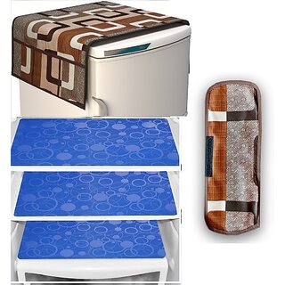                       REVEXO Refrigerator Cover (Width: 98 cm, Multicolor)                                              
