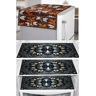REVEXO Refrigerator Cover (Width: 20 cm, Multicolor) REVEXO Refrigerator Cover (Width: 20 cm, Multicolor)