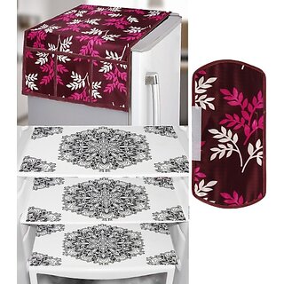REVEXO Refrigerator Cover (Width: 98 cm, Multicolor) REVEXO Refrigerator Cover (Width: 98 cm, Multicolor)