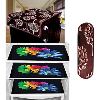 REVEXO Refrigerator Cover (Width: 98 cm, Multicolor) REVEXO Refrigerator Cover (Width: 98 cm, Multicolor)