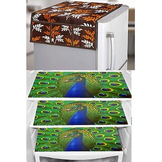                       REVEXO Refrigerator Cover (Width: 20 cm, Multicolor)                                              