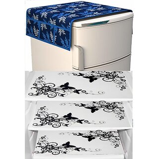                       REVEXO Refrigerator Cover (Width: 20 cm, Multicolor)                                              