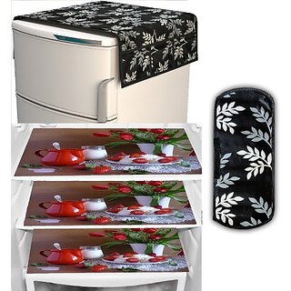 REVEXO Refrigerator Cover (Width: 98 cm, Multicolor) REVEXO Refrigerator Cover (Width: 98 cm, Multicolor)