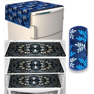 REVEXO Refrigerator Cover (Width: 98 cm, Multicolor) REVEXO Refrigerator Cover (Width: 98 cm, Multicolor)