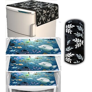                       REVEXO Refrigerator Cover (Width: 98 cm, Multicolor)                                              