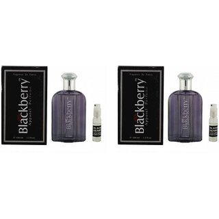                       St. Louis BLACK Perfume Eau de Parfum - 200 ml (Pack of 2)                                              