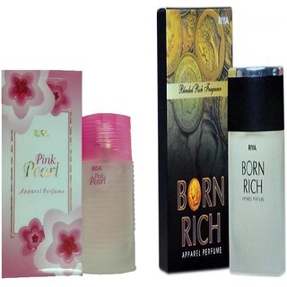 Buy Riya BORN RICH PERFUME 100 ML PINK PEARL PERFUME 30 ML Eau de