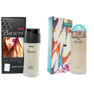                      Riya Bawri and Melody Perfume 100ML Each (Pack of 2) Eau de Parfum - 200 ml                                              