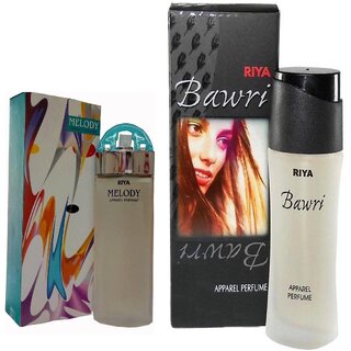                       Riya BAWRI PERFUME 100 ML +BLUE MELODY PERFUME 30 ML Eau de Parfum - 30 ml (Pack of 2)                                              