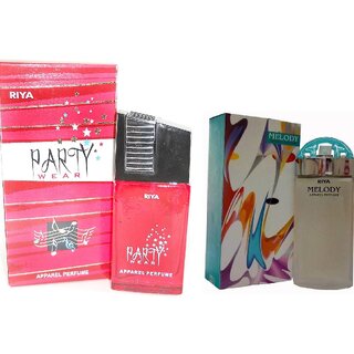 Buy Riya Melody Blue Apparel 30ml Perfume With Party Wear Apparel