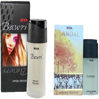                       Riya BAWRI PERFUME 100 ML + SANDAL  PERFUME 30 ML Eau de Parfum - 30 ml (Pack of 2)                                              