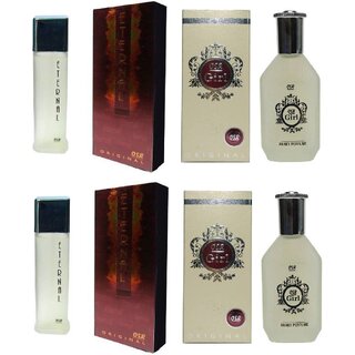                       OSR 2 Eternal and 2 Girl Parfume (Pack of 4) Perfume - 440 ml (Pack of 4)                                              