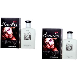                       Riya Bindaas combo of (100 ml2) Eau de Parfum - 200 ml (Pack of 2)                                              