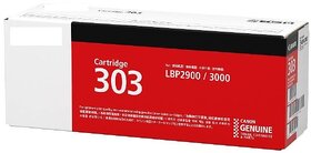 303 Black Toner Cartridge For  Laserjet Printer LBP 2900 / 3000 Printers