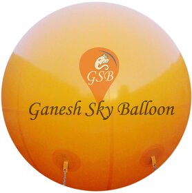GANESH SKY BALLOON Sky Balloon Blue Big Advertising PVC Sky Balloon (10x10 feet)  (Orange)