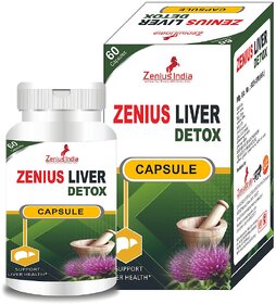Zenius Liver Detox for Liver Treatment - 60 Capsules