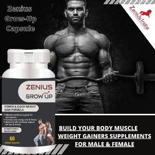 Zenius Grow Up Weight Gain Capsule for Men  Women