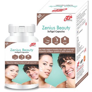 Zenius Beauty Multivitamin Capsule for Hair, Skin  Nail