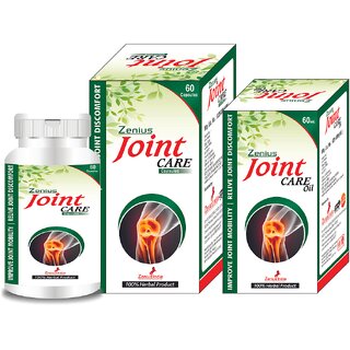 Zenius Joint Care Kit for Joint Pain Relief - ( 60 Capsules  60ml Oil )