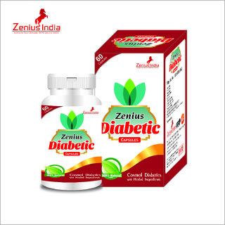 Zenius Diabetic Capsule for Controls Diabetes, Sugar - 60 Capsules