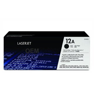                       Laser Printer Cartridge 12A                                              