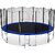 GANESH BALLOON (16x16 Feet) Premium Fitness Trampoline with Enclosure net and Poles Safety Pad Trampoline for Kids.