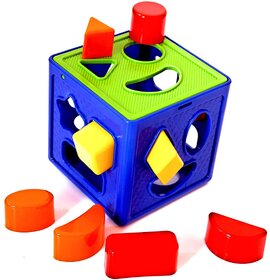 Hinati Shape sorter cube for child brain development (Multicolor)