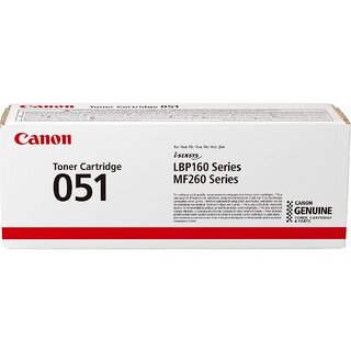                       Canon 051 Toner Cartridges For Use Imageclass LBP160, LBP161dn, LBP162dw, MF261d, MF264dw, MF266dn, MF267dw, MF269dw                                              