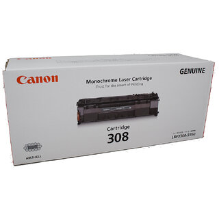                       Canon 308 Black Toner Cartridge                                              