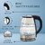 Double Safety Transparent TopScarlet Electric Kettle 2.0 Litre Design For Hot Water, Tea, Coffee,Milk, Multipurpose