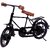 Wrought Iron Cycle, Showpiece Metal Bicycle For Home Decoration and Corporate Gifts - Set of 1 (Black, 11 Inches)