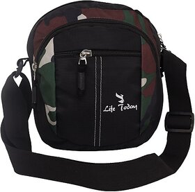 Life Today Black Men & Women Sling Bag - Regular Size