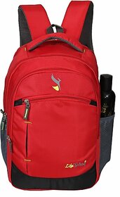 Large 25 L Laptop Backpack Office/College/School/Travel 25 L Backpack (Red)