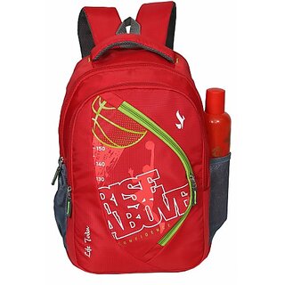 School Bags / College Bags for Boys and Girls  Backpack / Daypack Waterproof Backpack (Red, 25 L)