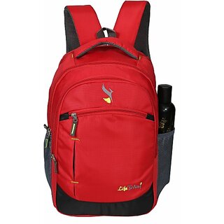                       Large 25 L Laptop Backpack Office/College/School/Travel 25 L Backpack (Red)                                              