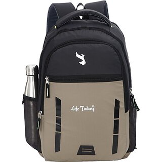                       Life Today Large 35 L Backpack Bags For Men  College Backpack  School Bag  Office Bag (Brown)                                              