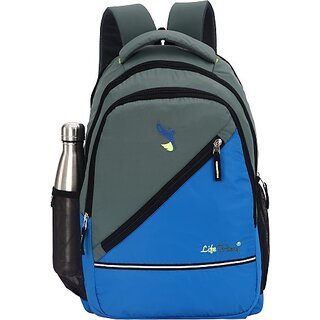                       Life Today Large 35 L Backpack Bags For Men & Women | School Backpack For Boys and Girls (Blue)                                              