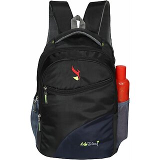                       35 L Waterproof Laptop/College/School/Office Bag Backpack for Men Women 35 L Laptop Backpack (Black)                                              