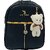 Life Today Backpack Fashion Vegan Leather Small Daypacks Purse for Girls and Women Waterproof Daypack (Black, 3 L)