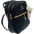 Life Today Backpack Fashion Vegan Leather Small Daypacks Purse for Girls and Women Waterproof Daypack (Black, 3 L)