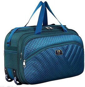 Avila 60 L Strolley Duffel Bag - 60 L 20 INCH Luggage Bag    Travel Bag For Men    Women Duffle Luggage Trolly Bags - Green - Large Capacity