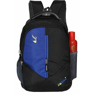                       Life Today Casual school bags Waterproof School Bag Waterproof Backpack Waterproof Backpack (Black, 35 L)                                              