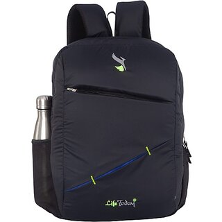                       Life Today Medium 25 L Laptop Backpack 15.6 inch Laptop Backpack/Office Bag/School Bag/College Bag/Business Bag (Black)                                              