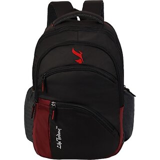 Life Today Large 38 L Laptop Backpack 15.6 Inch Laptop Backpack Black and Red Bags (Black, Red) Life Today Large 38 L Laptop Backpack 15.6 Inch Laptop Backpack Black and Red Bags (Black, Red)