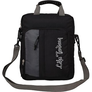                       Life Today Men & Women Black Sling Bag - Regular Size                                              