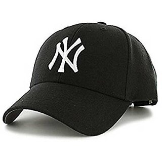                       Round Baseball Ny Printed Cap Cap                                              
