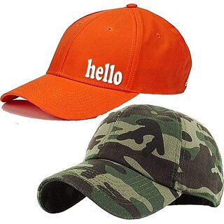                       EAGLEBUZZ Printed Sports/Regular Cap (Pack of 2)                                              