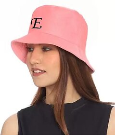 EAGGLEBUZZ Letter cotton hat (Pink, Pack of 1)